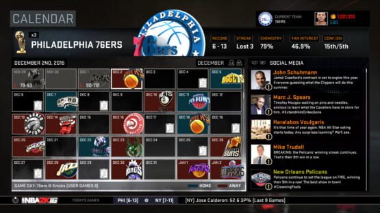 NBA 2K16: screenshot 3