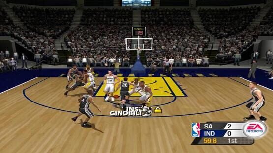 NBA Live 2005: captura 1